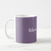 Mug Papillon Croire Violet (Gauche)