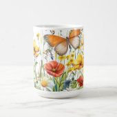 Mug Papillon dans le jardin (Centre)