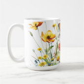 Mug Papillon dans le jardin (Gauche)