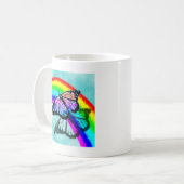 Mug Papillon d'arc-en-ciel (Devant gauche)
