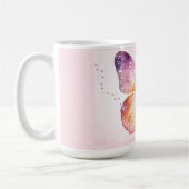 Mug Papillon d'art à l'aquarelle (Gauche)