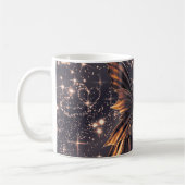 Mug Papillon de fantaisie scintillant or (Gauche)
