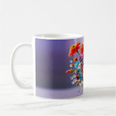 Mug Papillon de fleurs (Gauche)