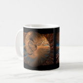 Mug Papillon de fractale (Devant gauche)
