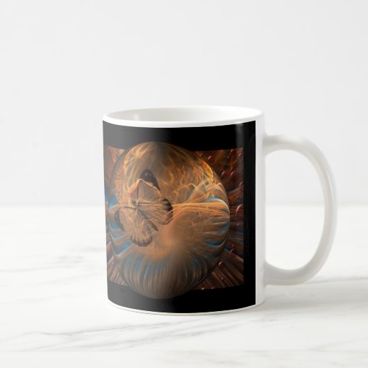 Mug Papillon de fractale (Droite)