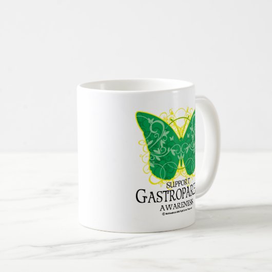 Mug Papillon de gastroparésie (Devant droit)