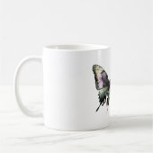Mug Papillon de joie vert pourpre suivre (Gauche)