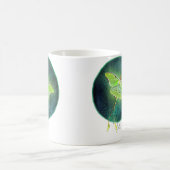 Mug Papillon de lune par Cheryl Casey Art Lune Verte (Centre)