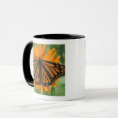 Mug Papillon de monarque (plexippus de Danaus) sur le (Devant gauche)