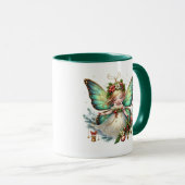 Mug Papillon de Noël (Devant droit)