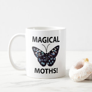 Mug papillon de papillon de nuit papillon magique