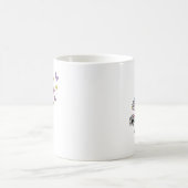 Mug Papillon de pissenlit en vol (Centre)