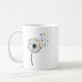 Mug Papillon de pissenlit en vol (Gauche)