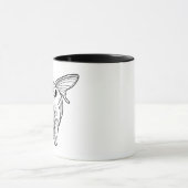 Mug Papillon de rhinocéros (Centre)