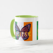 Mug Papillon de Saoirse d'Irlandais (Devant gauche)