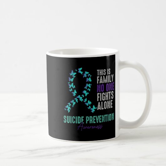 Mug Papillon de sensibilisation à la prévention du sui (Droite)