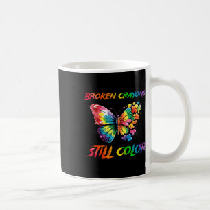 Mug Papillon de sensibilisation à la santé mentale cou