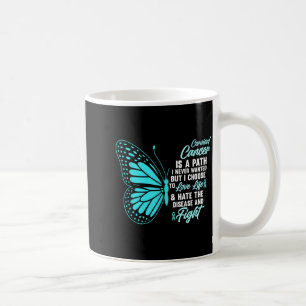 Mug Papillon de sensibilisation au cancer du col de l'