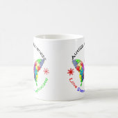 Mug Papillon de sensibilisation sur l'autisme (Centre)