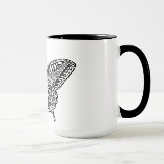 Mug Papillon de style (Droite)