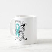 Mug Papillon de survivant de myasthénie gravis (Devant gauche)