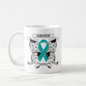 Mug Papillon de survivant de myasthénie gravis (Gauche)