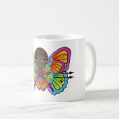 Mug papillon Débardeur féminine (Devant droit)