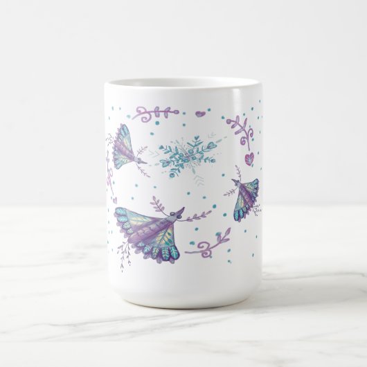 Mug papillon d'hiver (Centre)