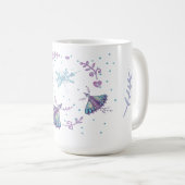 Mug papillon d'hiver (Devant droit)