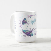 Mug papillon d'hiver (Devant gauche)