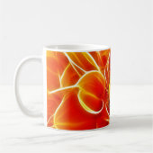 Mug Papillon doré sur fond abstrait enflammé (Gauche)