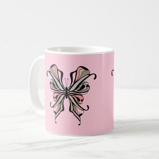 Mug Papillon d'ouverture (Devant gauche)