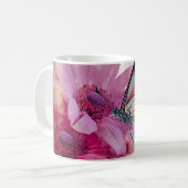 Mug Papillon Dreamy aux fleurs roses (Devant gauche)