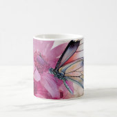 Mug Papillon Dreamy aux fleurs roses (Centre)