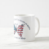 Mug Papillon du 4 juillet (Devant droit)