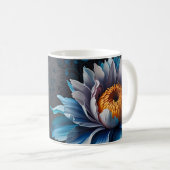 Mug Papillon du jardin Twilight et fleurs jaunes (Devant droit)