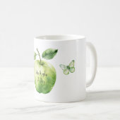 Mug Papillon d'un jour pomme verte (Devant droit)