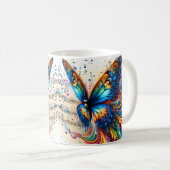 Mug Papillon éclaboussure arc-en-ciel (Devant droit)