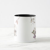 Mug Papillon éclairé par la lune Graphique (Centre)
