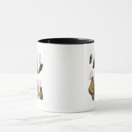 Mug Papillon émergeant du coccoon (Centre)