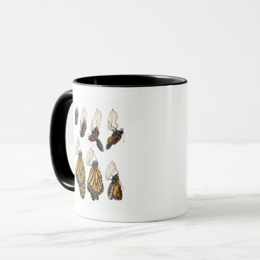 Mug Papillon émergeant du coccoon (Devant gauche)