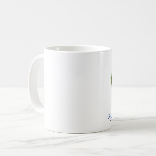 Mug Papillon en forme de coeur (Devant gauche)