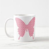 Mug Papillon en papier peint - rose clair (Gauche)