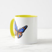 Mug Papillon en vol (Devant gauche)