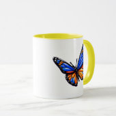 Mug Papillon en vol (Devant droit)