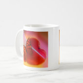 Mug Papillon et Cœurs (Devant gauche)