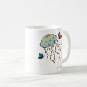 Mug Papillon et méduse (Devant droit)