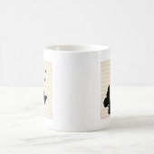 Mug Papillon et Notes Roses (Centre)