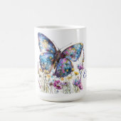 Mug Papillon et pâte à café Fleur sauvage (Centre)