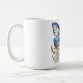 Mug Papillon et pâte à café Fleur sauvage (Gauche)
